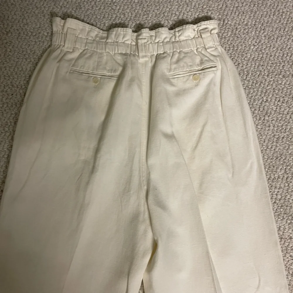 Apiece Apart New York White Linen Pants - Size XL - Picture 6 of 11